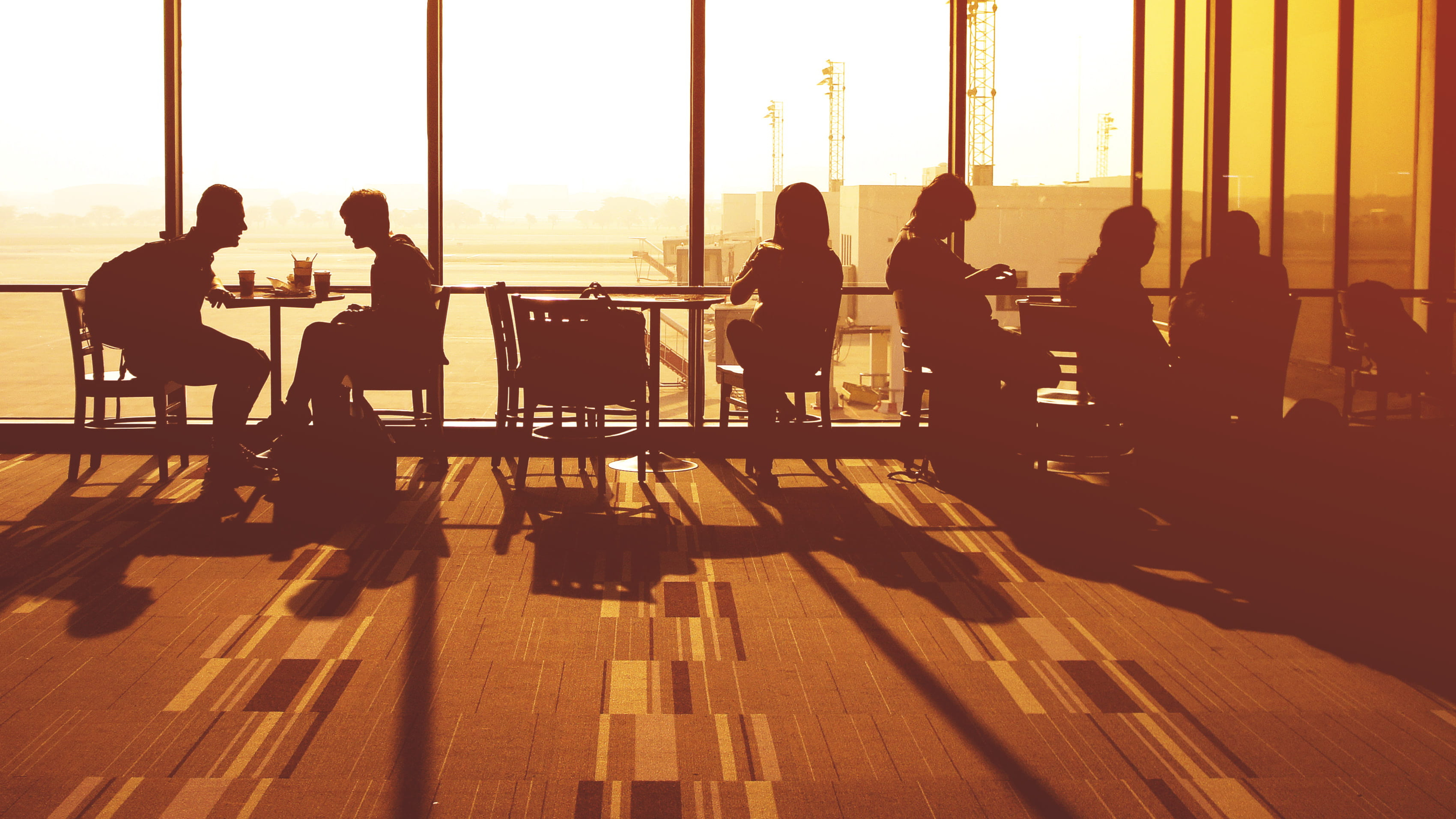Waiting area with natural lighting